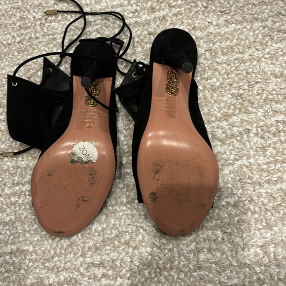 Suede Aquazzura Heel - Picture 4 of 4